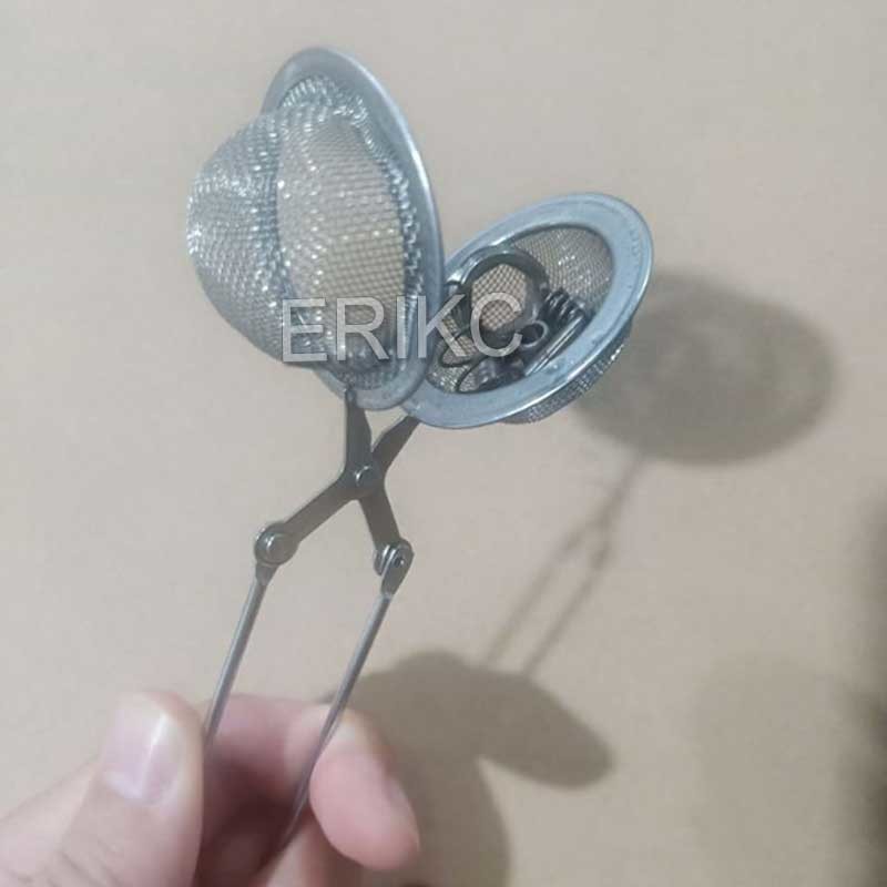 ERIKC E1024125 Diesel Common Rail Injector Nozzle Valve Repair Spare Filter Small Parts Cleaning Basket Tool