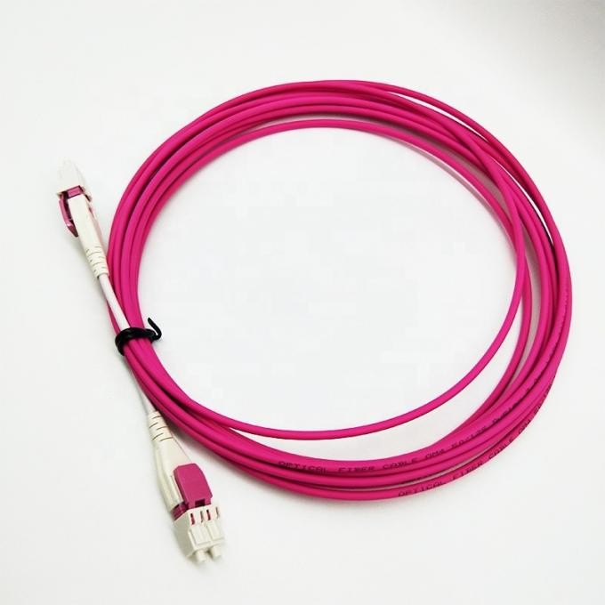 LC Uniboot Fiber Optic Patch Cable OM3 OM4 LC/UPC-LC/UPC Duplex 2.0mm