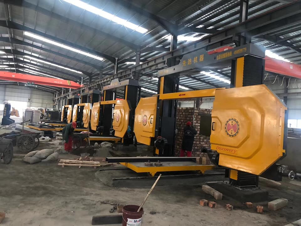 4-Axis CNC Diamond Wire Saw Machine With Automatic Control System For Marble , Granite