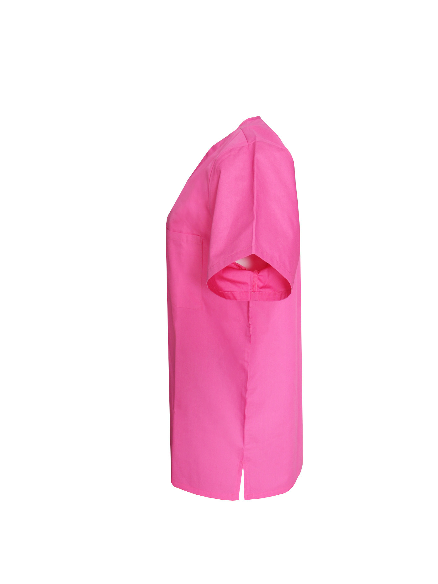 180 GSM Rose Red Dividing Line Nurse Medical Scrubs Antimicrobial Wrinkle-free