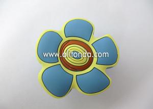 Buy cheap Soft pvc flower shape handles custom cartoon cute room handles supply draw knobs for children product