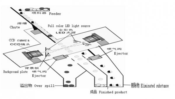Oat Corn Optical Color Sorter Machine Manufacturer CE Certificated