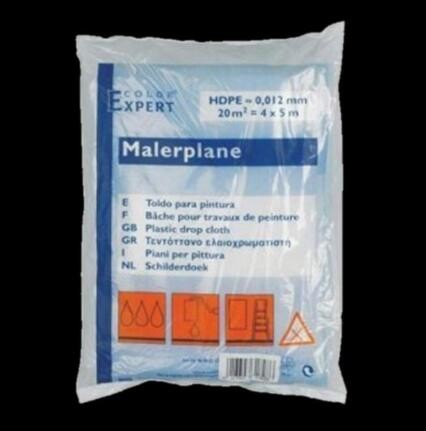 heavy-duty all purpose absorbent printed 6ft dropped,paint plastic drop cloth used for family, wholesale plastic drop cl