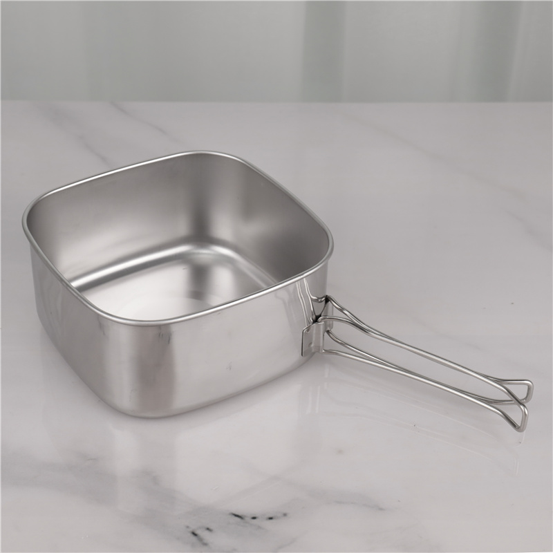 6pcs Bento Stainless Steel 201 Food Packaging Lunch Box Container Set