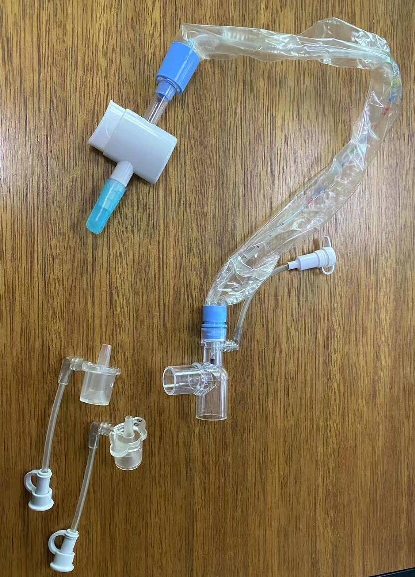 PVC Closed system Suction Catheter Child type size 8fr Color Coded Rings with MDI connector