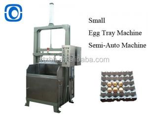 Buy cheap Vacuum Suction Semi Automatic Egg Tray Machine , CE Certified Egg Packaging Machine product