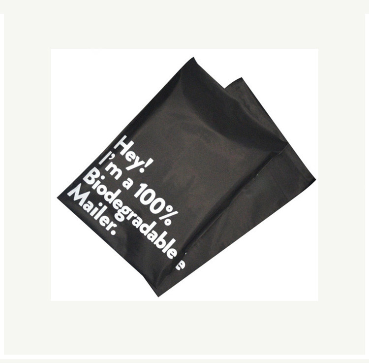 Matte Black Pink 100% Biodegradable Mailer Bags Cartoon Children Gift Envelope