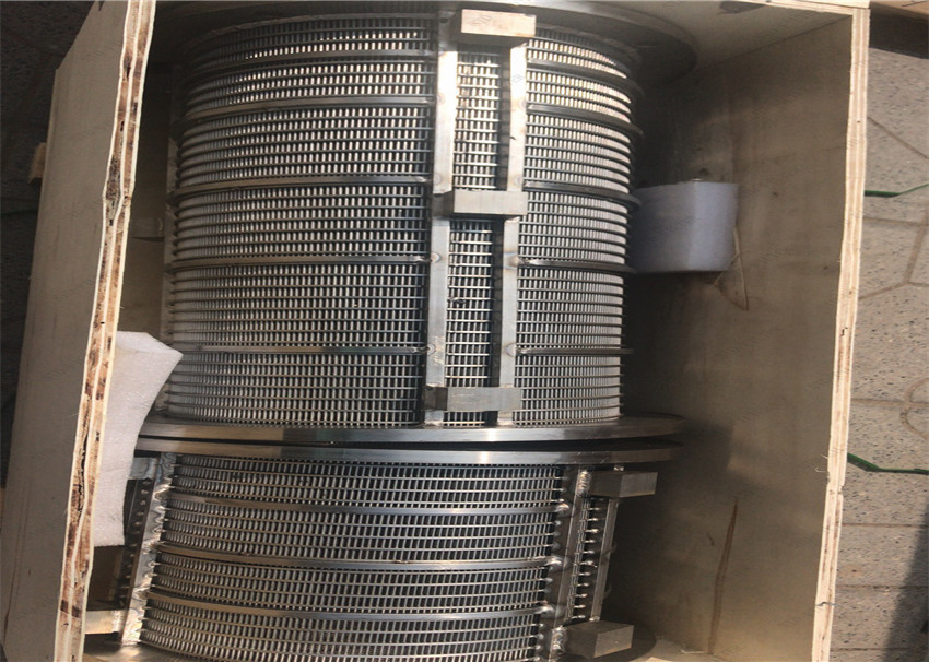 Customized 99% Wedge Wire Filter Element , Wire Mesh Filter For Mining And Energy