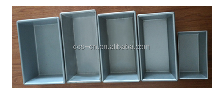 22.9X7.6X8.9CM Single Alumminum steel baking loaf pan baking tray toast box bread molding bread baking for ba