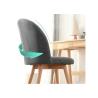Buy cheap Softly Curved Grey Eames Dining Chair , Contemporary Wood Dining Chairs from wholesalers