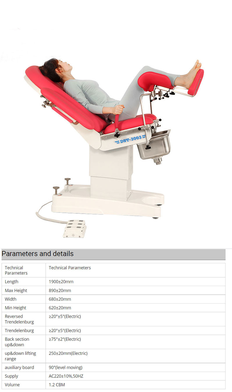 Orthopaedics Obstetric Operation Table Luxury Electric Gynecological Operating Table