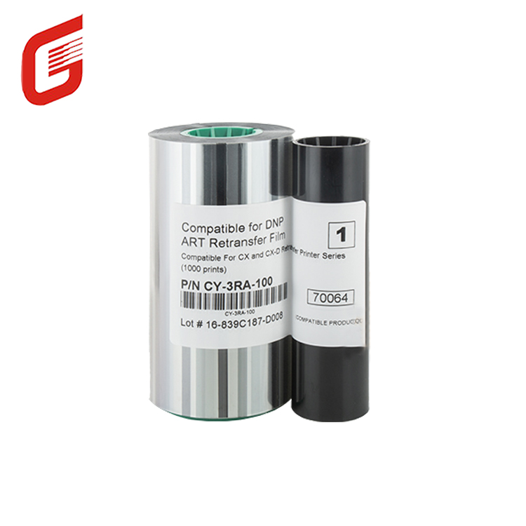 Excellent Compatible CX-D80 CX210 Retransfer Ribbons CY-3RA-100 Film 1000images each