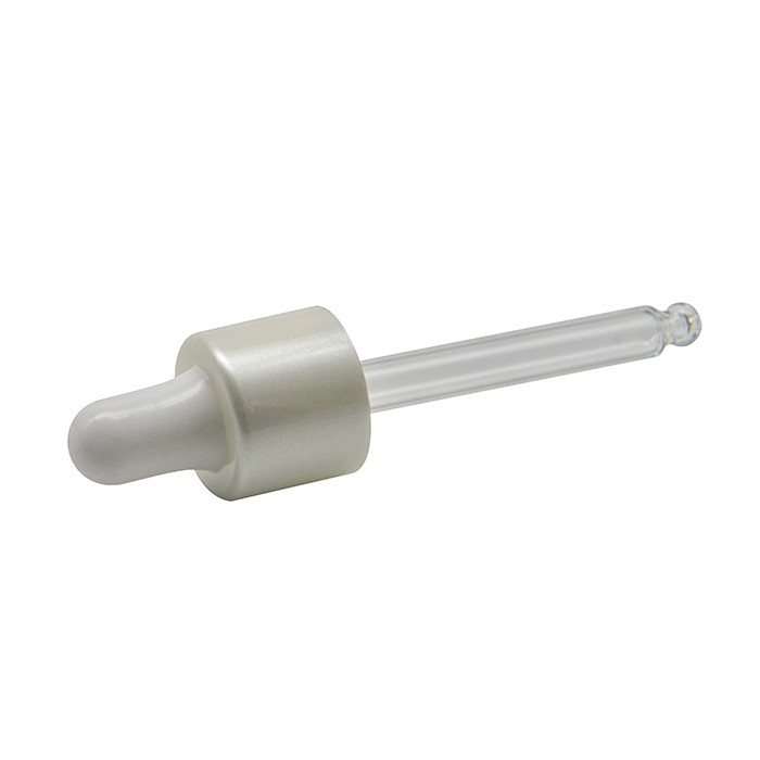 Metal Aluminum Cap Essential Oil Bottle 24mm Glass Dropper