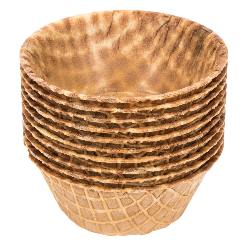 2 Holes Waffle Bowl Maker , Waffle Cup Maker Power Cord Wrap For Easy Storage