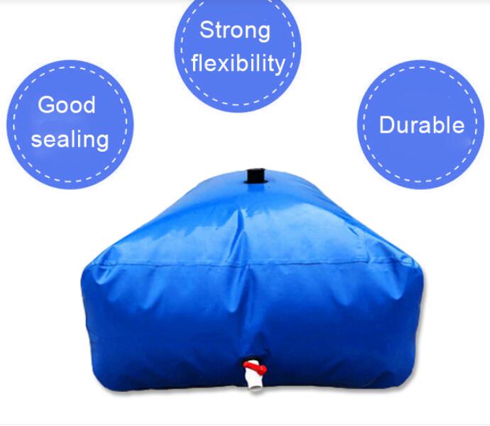 4500L Collapsible PVC Pillow Storage Tarpaulin Water Tank Portable Water Tanks Used To Store