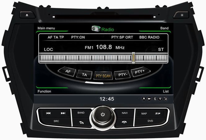 Ouchuangbo S100 Platform Car Kit for Hyundai IX45 /Santa Fe 2013 1G CPU Video DVD GPS Navigation