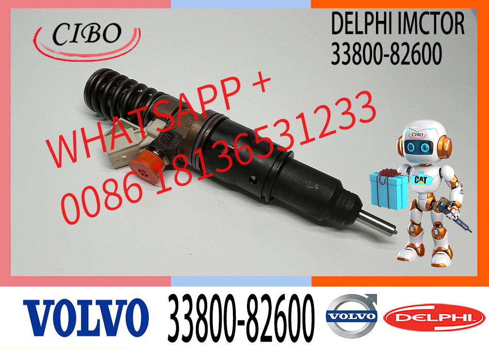 Diesel Injection System Parts Diesel Fuel Injector33800-82610 BEBJ1FO70010 33800-82600 23771400 Diesel Injector For VOL-VO