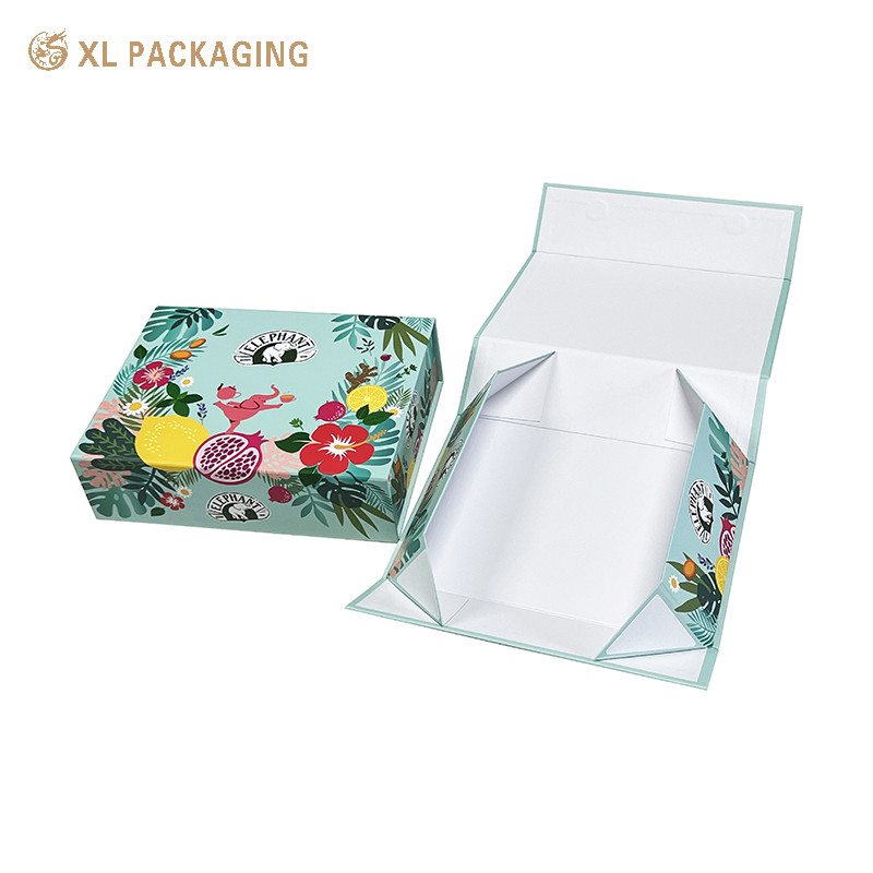 Rectangle Magnetic Closure Box Cardboard Hardcover Gift Box With Magnetic Lid