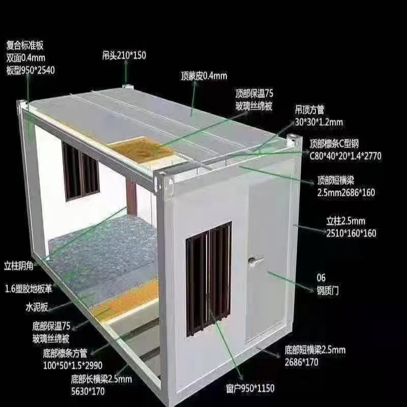 Home Office Project Solution Graphic Design for Container Modular Luxury Prefab Shop