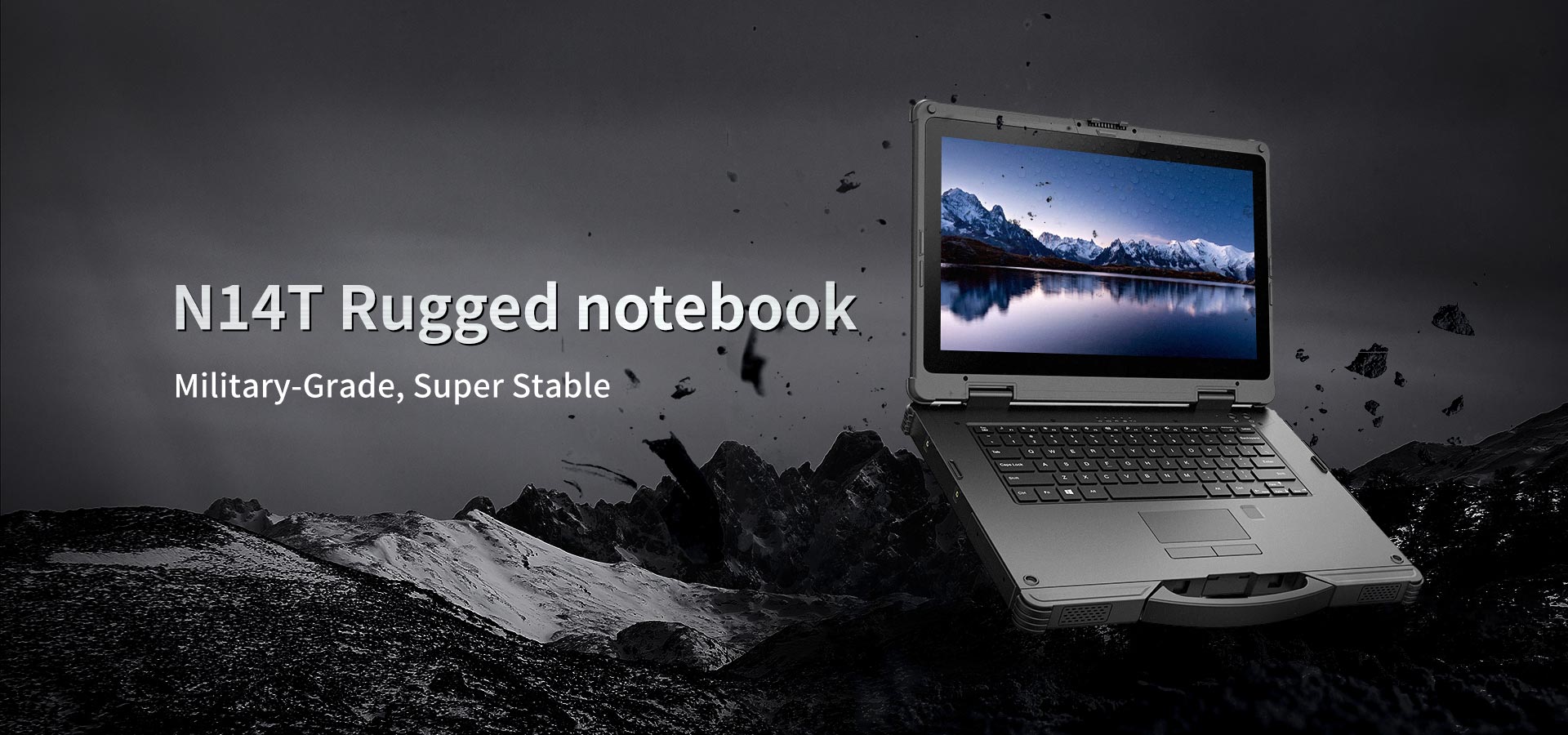ONERugged N14T 14Inch Win11 Portable Waterproof Laptop 5G Intel Core i5/i7 Fingerprint RJ45 NFC 1000 Nits