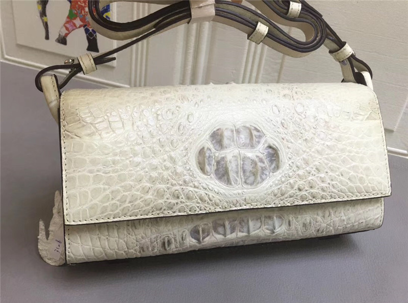 Genuine Crocodile Skin Lady Small Flap Purse Authentic Alligator Leather Women Sling Shoulder Bag Female Cross Body Bag