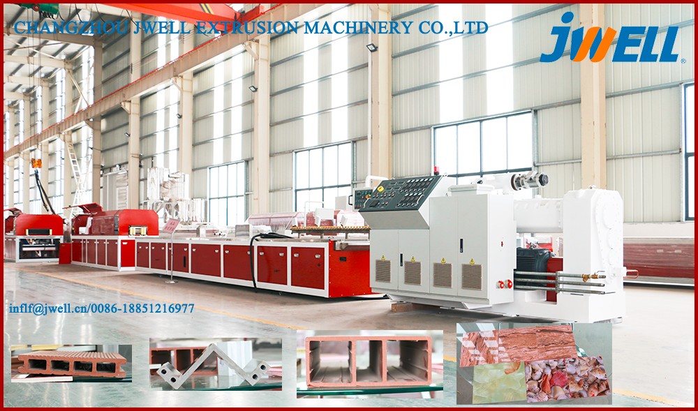 Jwell high efficiency window cover lines PVC profile extrusion line