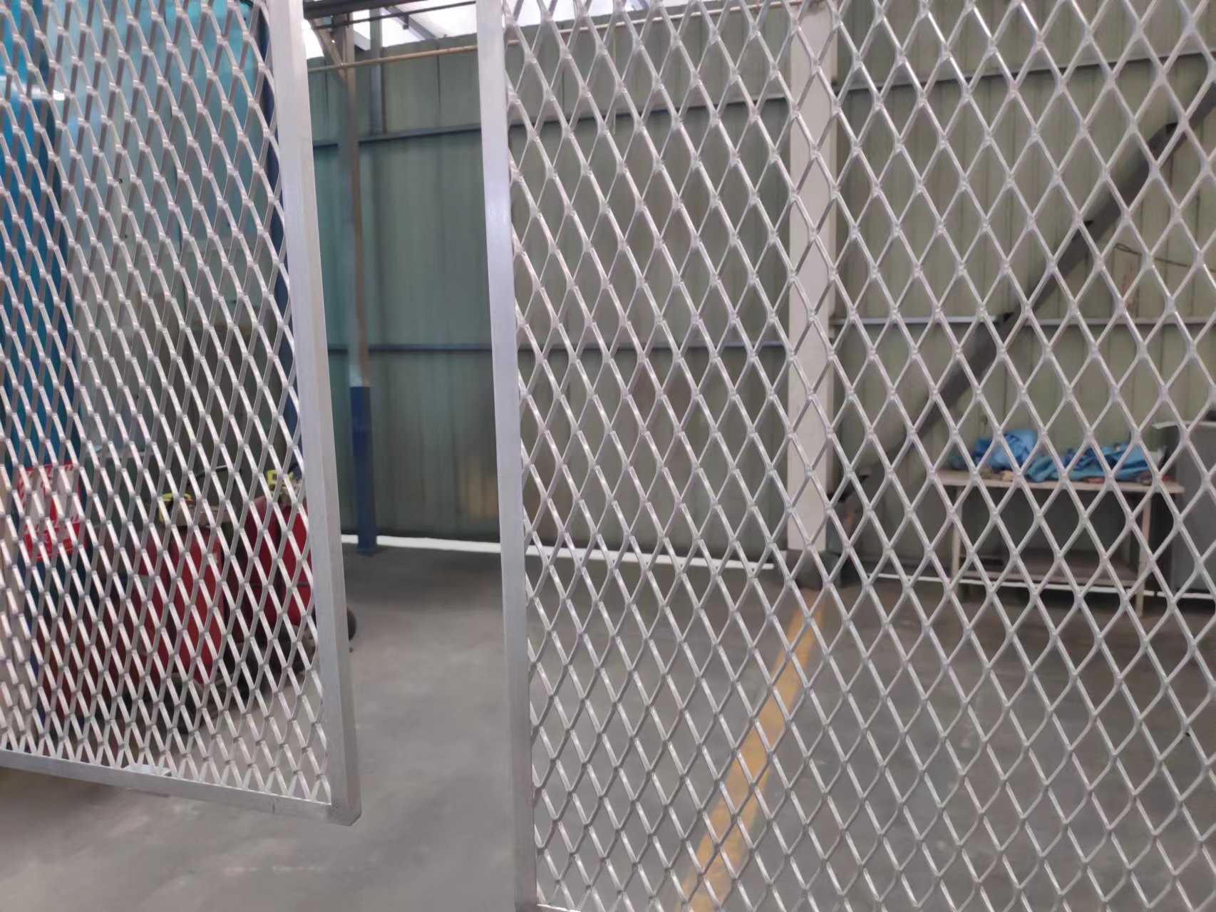 Building Ceilings Aluminum Expanded Wire Mesh Facade Screen Building Material