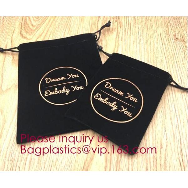 Velvet Jewelry Pouch with Snap Button for Necklaces Bracelet Rings Watch,bracelet, necklace, rings, watch GIFT PACKAGE