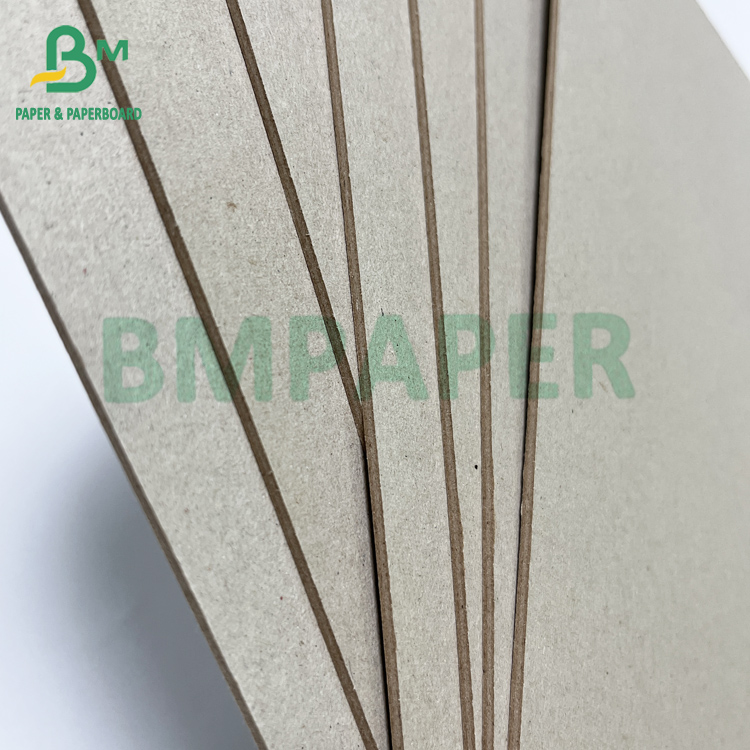 Recyclable 2mm 3mm Thick Double Side Grey Back Grey Carton Board