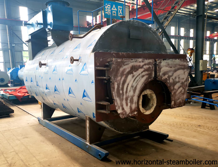 High Efficiency Diesel Fired Steam Boiler Skid Mounted For Textile Industry