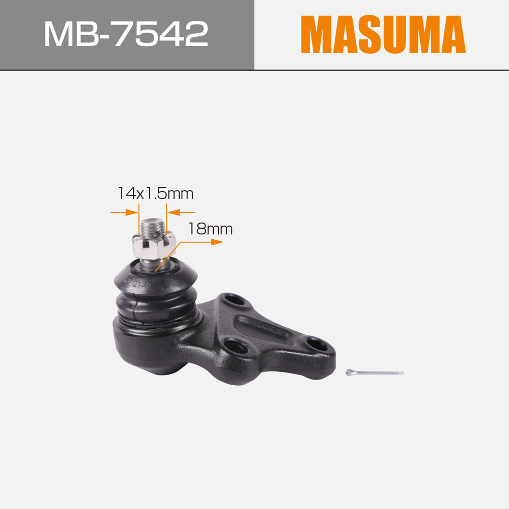 MASUMA Auto Suspension Systems 45700-60A00 45700-60A01 Ball Joint for SUZUKI GRAND VITARA