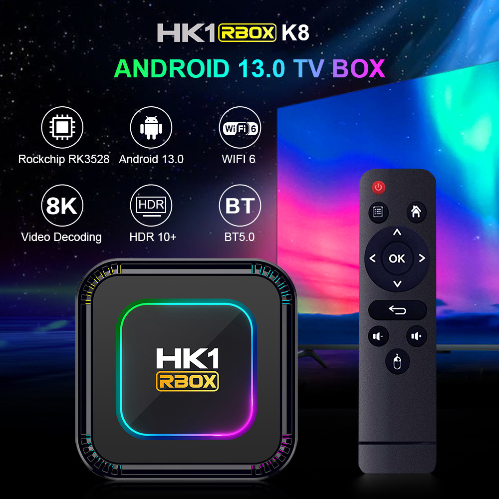 Customize DIY IPTV Box Wifi Quad Core 16GB TV Box Android 13.0
