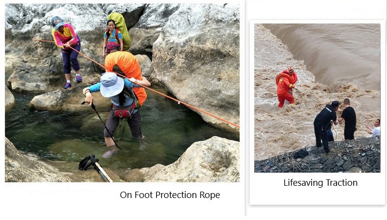 Marine Safety Survival Floating Line Anti-Aging Survival Line Water Rescue Boat With Escape Fire Emergency