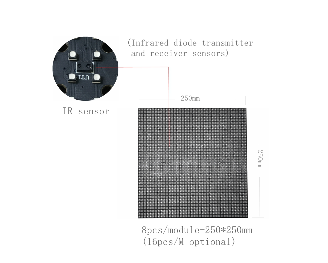 PH3.91 SMD Waterproof Light Up Led Screen Floor Tiles For Party Wedding