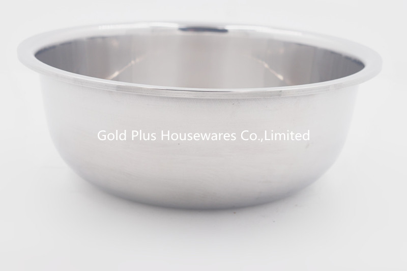 28cm Big Size Seasoning Stainless Steel Round Basin