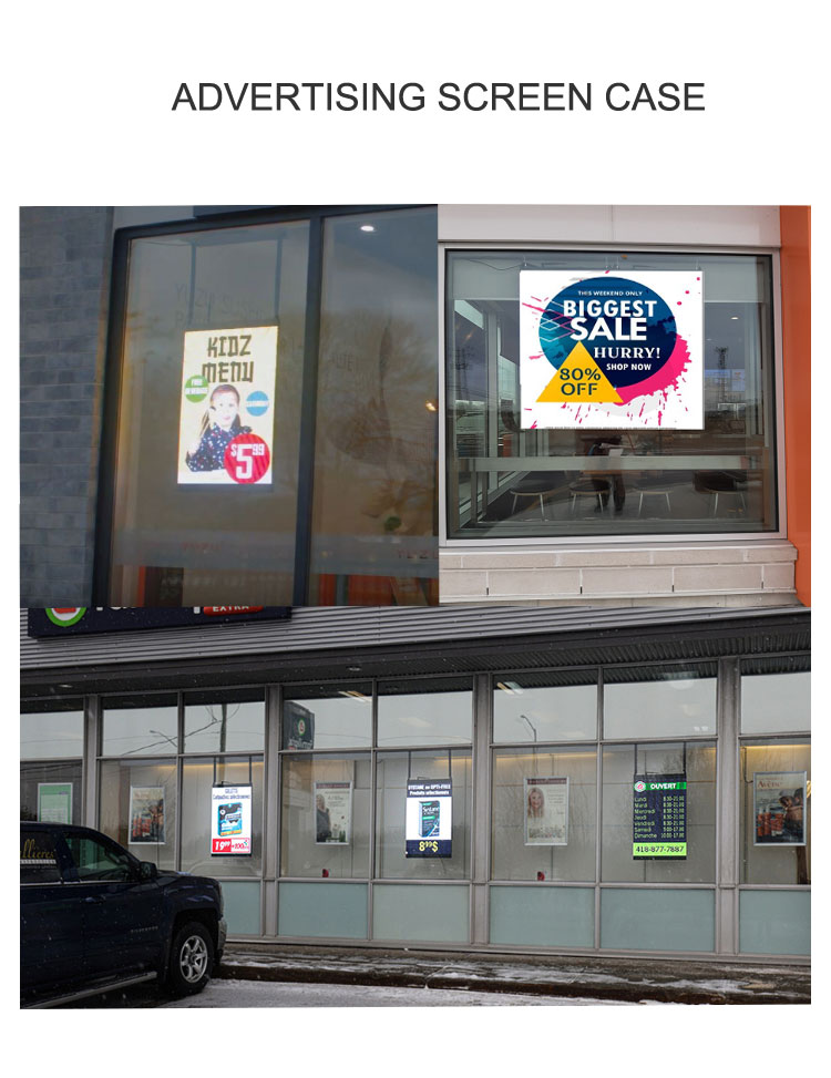 LED Poster Display Flexible HD Digital LED Poster Display P2 Outdoor Waterproof 1920hz Refresh Rate