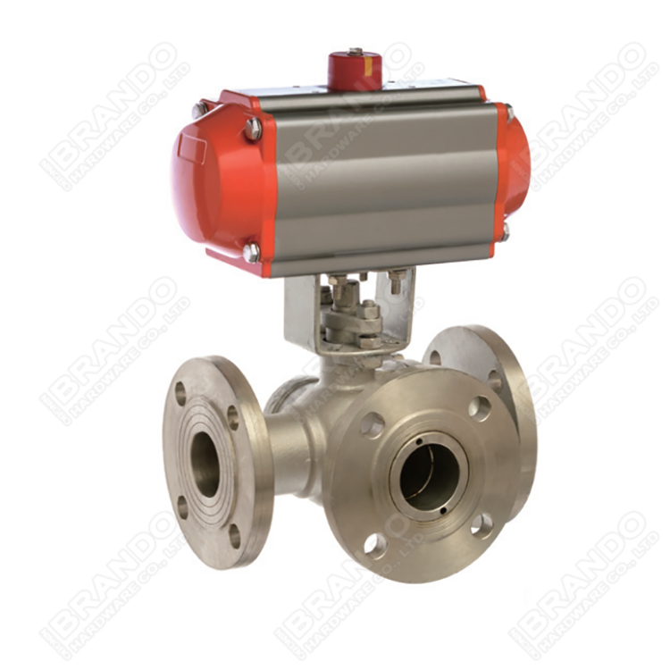 DN40 To DN600 Headless Lug Type Butterfly Valve With PTFE Lined