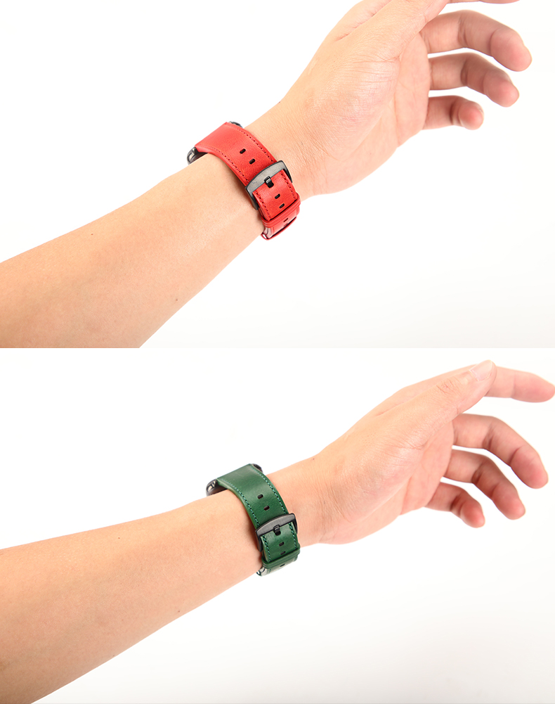 Genuine Leather Smart Watch Straps For iWatch 38mm 40mm 42mm 44mm 45mm 100%