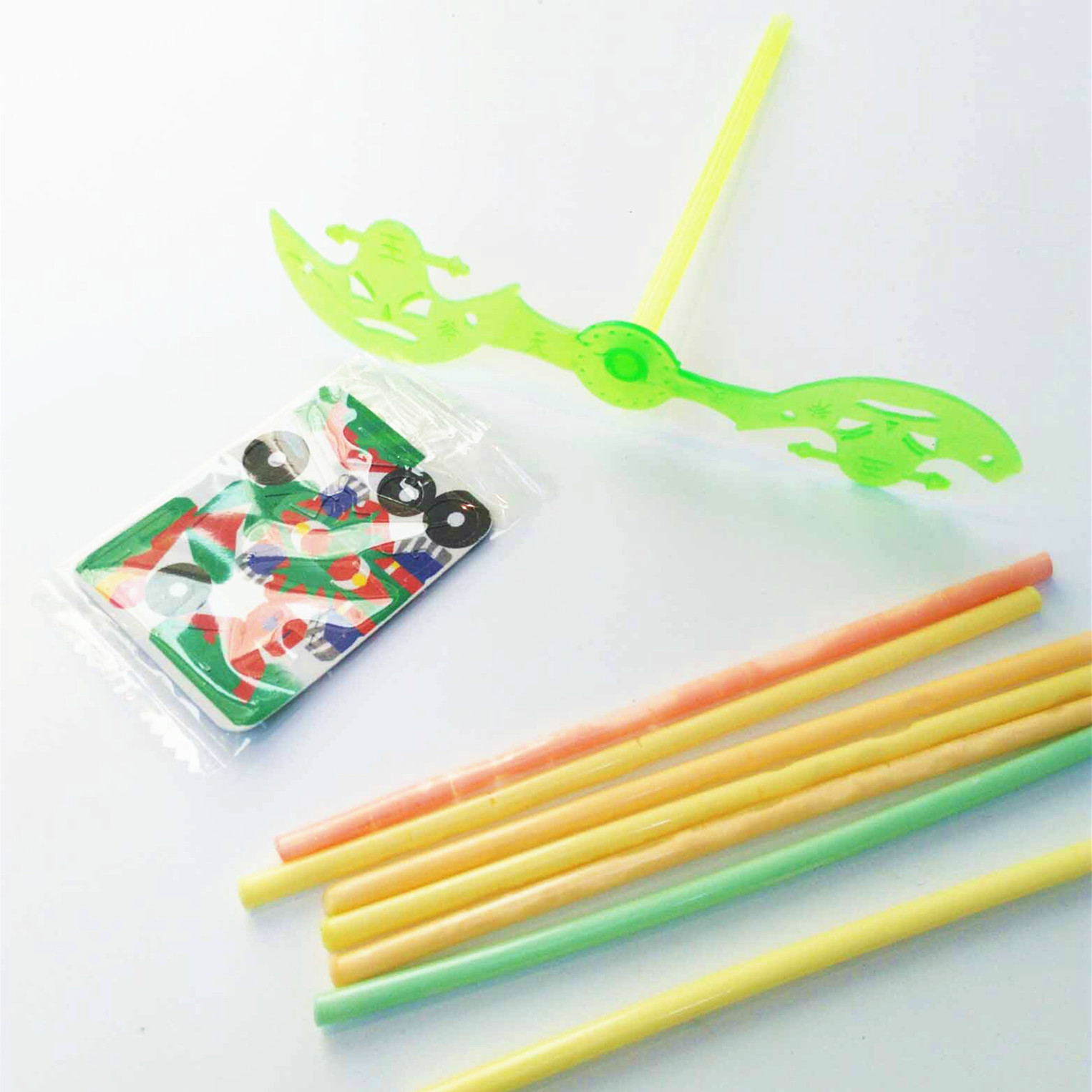Flyer Toy With Puzzle Fruity Cc Stick Powdered Sour Stick Candy
