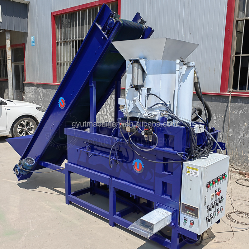 Electric Wood Shavings and Sawdust Baler Compact Design for Animal Bedding