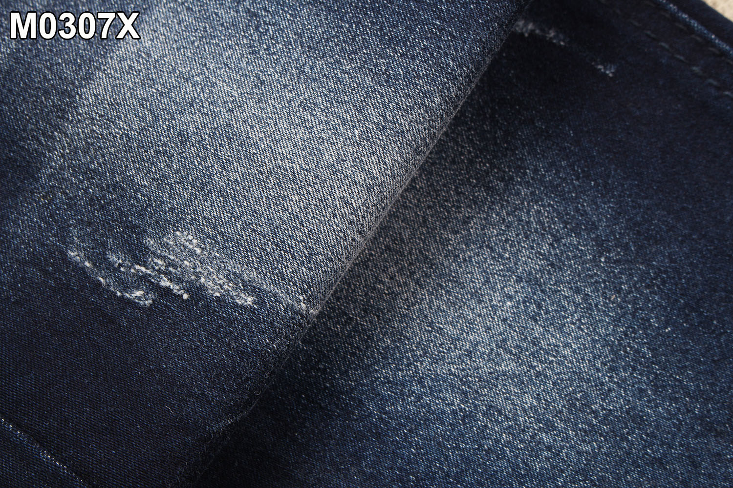 9.3 Ounce Soft Satin Denim Twill Fabric Satten By The Yard