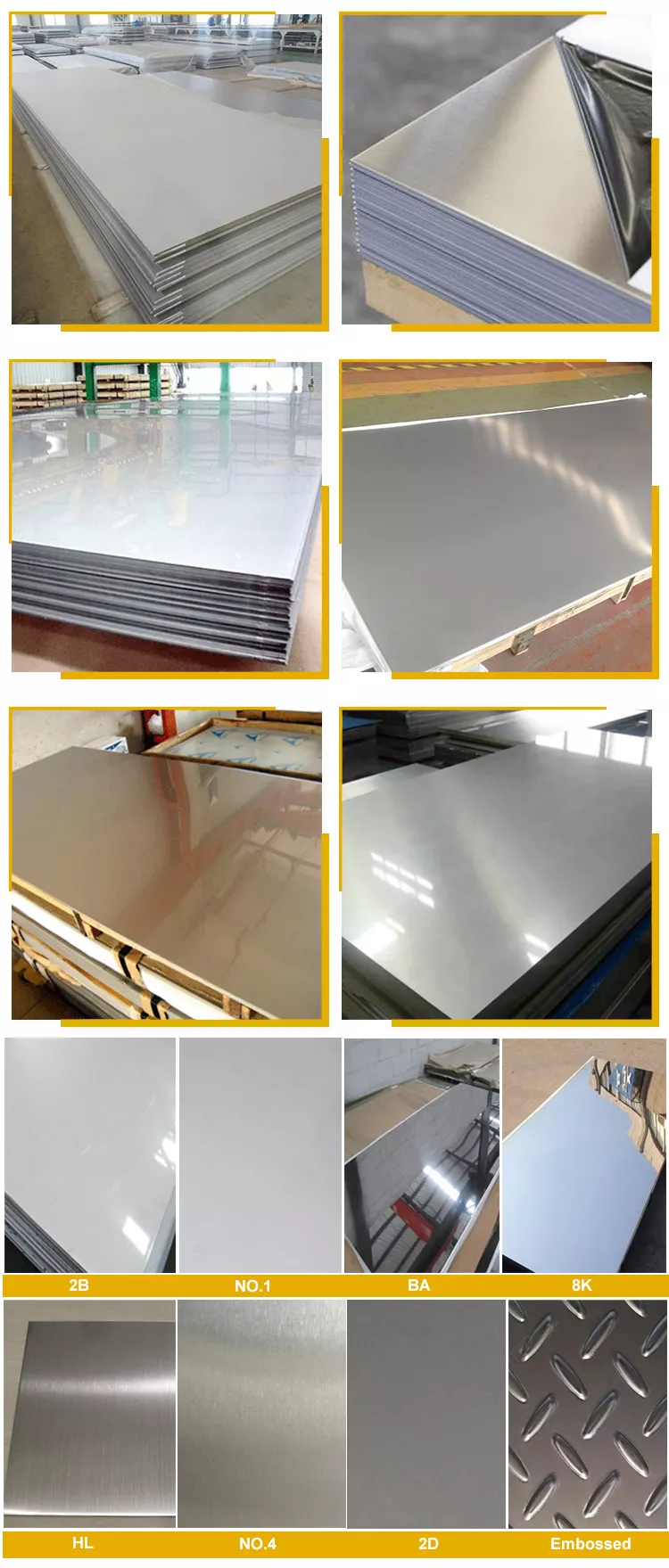 6mm Stainless Steel Plate Sheets 316 316L 316TI AISI ASTM JIS Grade 1