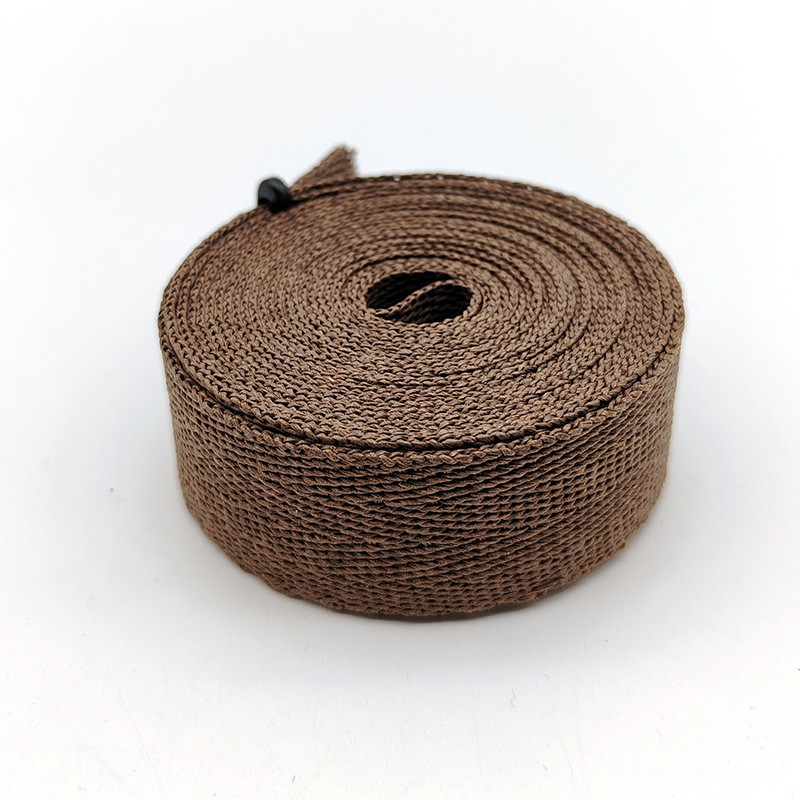 GRS Herribone Woven Paper Ribbon Roll Plain Pattern Assorted Color Solid