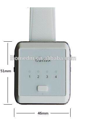 Portable Panic Button Light And Vibration Pager Personal Panic Alarm System