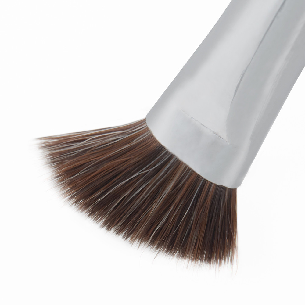 Firm Edge Angled Synthetic Makeup Brushes Set For Define Eyebrows