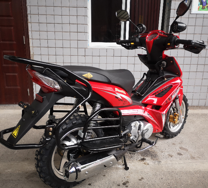 Oem Red 110cc Cub Motorcycle Mini Gas Motor Bike Multiple Color