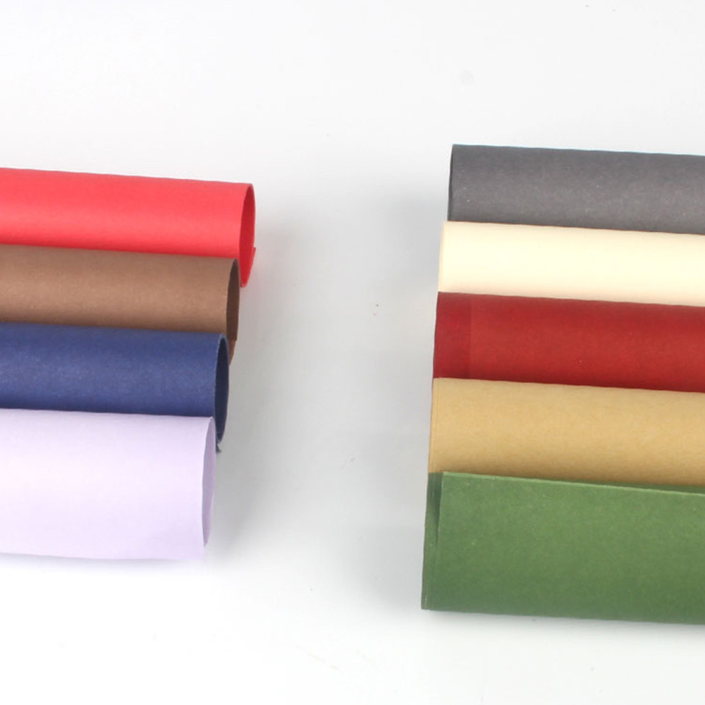 Gift Wrapping 70gsm Craft Colored Paper Roll Foil Logo Printed