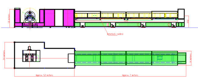 Galvanized Metal Roof Ridge Cap Roll Forming Machine PLC Control Corner Flashing Machine