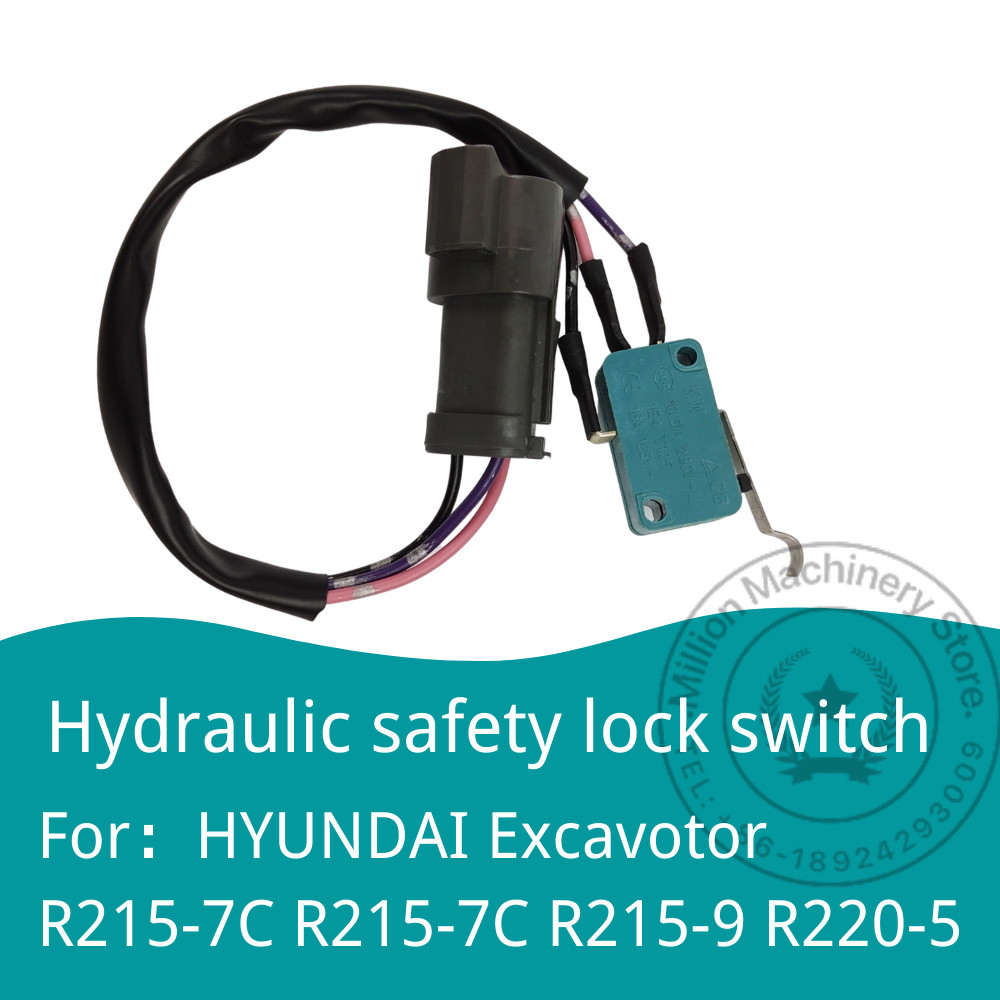 E323D Excavator Electrical PartsHydraulic Safety Lock Switch For R215-7/7C R215-9/9C R215-9/9C R220-5