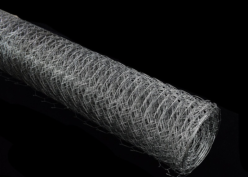 0.3mm Dia Chicken Iron Galvanized Hexagonal Wire Mesh 2m Width
